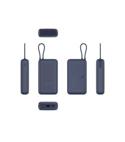 Xiaomi 33W Power Bank 20000mAh (Integrated Cable) Blue GL