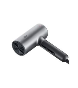 BRAUN HD4 3 BRHD435SDEBRAUN HAIR DRYER HTDC MOTOR 2200 W PLUS 3 ATTACHMENTS ELECTRO GREY